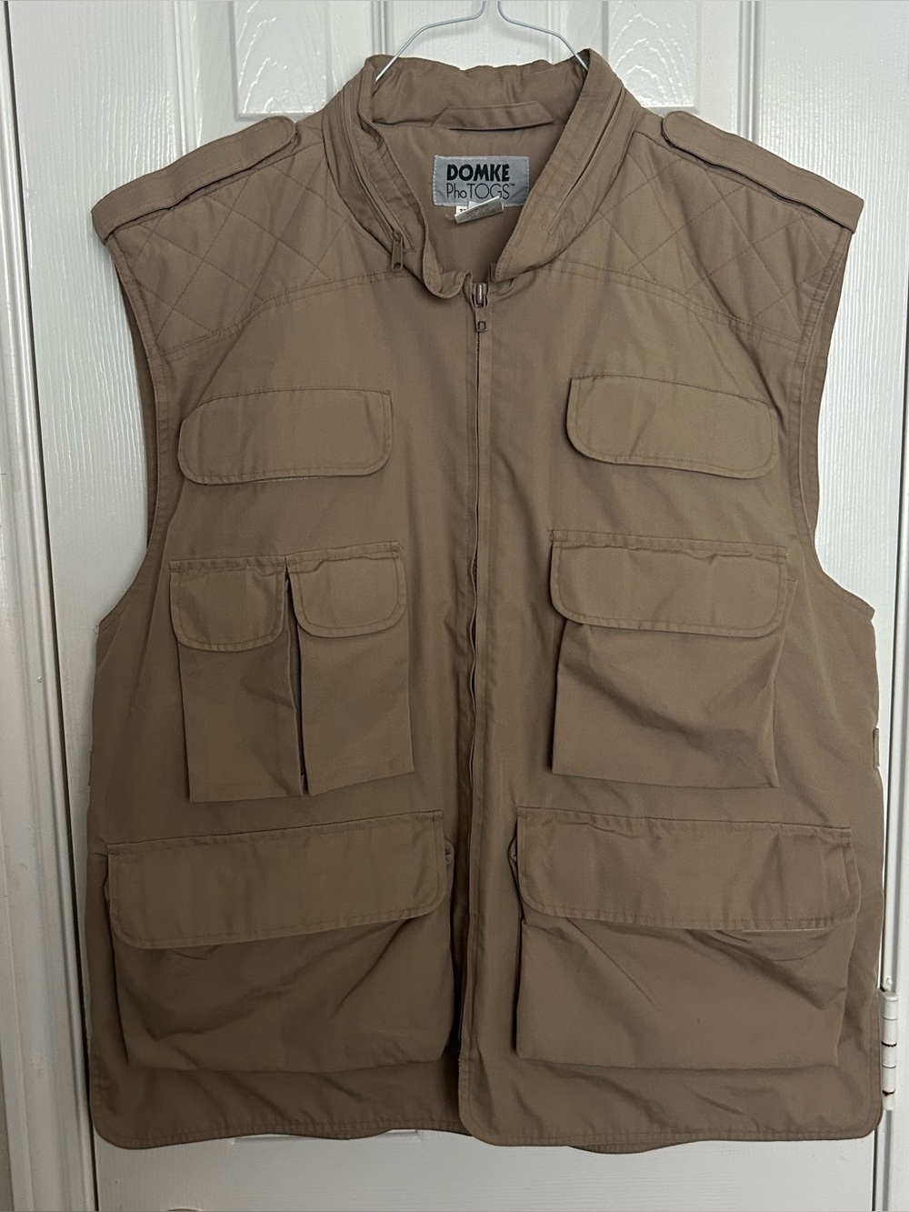 Domke PhoTOGS Vest Mens Traveller II 2 Photographer Hiking Vest Khaki Size XL
